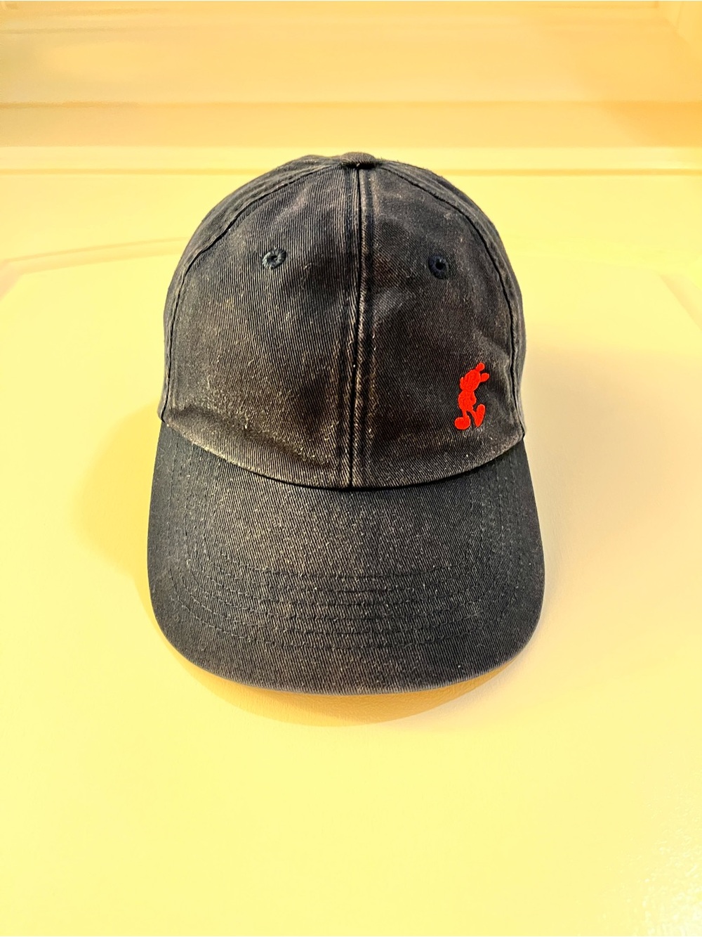 NWOT Disney Parks Baseball Cap with Red Mickey Embroidery